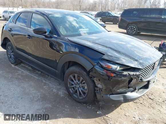 2022 Mazda CX-30 S with VIN 3MVDMBALXNM402265, listed as a IAAI auction lot 41458605 with 76,291 mi miles and . Bid and sale history available at carsss.com. Image 1.