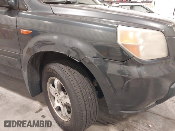2006 Honda Pilot EX z VIN 2HKYF18466H504644, wystawiony jako IAAI lot #41949350 z przebiegiem 256 464 mil mil oraz . Historia ofert i sprzedaży dostępna na DreamBid. Obrazek 6.