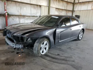 2013 Dodge Charger SE z VIN 2C3CDXBG4DH735185, wystawiony jako Copart lot #56763685 z przebiegiem 119 640 mil mil oraz Szkody całkowita. Historia ofert i sprzedaży dostępna na DreamBid. Obrazek 1.