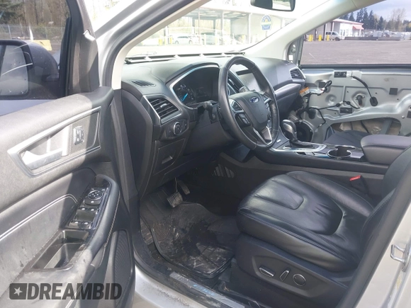 2015 Ford Edge Titanium with VIN 2FMTK4K95FBB10331, listed as a IAAI auction lot 41990356 with 121,337 mi miles. Bid and sale history available at carsss.com. Image 5.