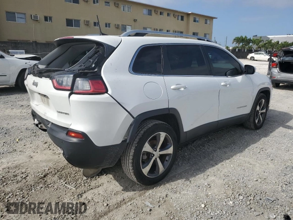 2019 Jeep Cherokee Limited z VIN 1C4PJLDB2KD243426, wystawiony jako Copart lot #52316665 z przebiegiem 52 100 mil mil oraz Szkoda całkowita • Salvage title. Historia ofert i sprzedaży dostępna na DreamBid. Obrazek 3.