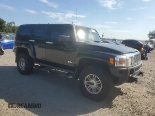 2006 Hummer H3 with VIN 5GTDN136168177314, listed as a Copart auction lot 72160924 with 186,429 mi miles and Clean Title. Bid and sale history available at carsss.com. Image 4.