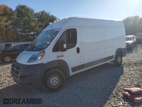 2015 Ram ProMaster Cargo with VIN 3C6TRVDG9FE520986, listed as a Copart auction lot 76489044 with 181,172 mi miles and Salvage Title. Bid and sale history available at carsss.com. Image 1.