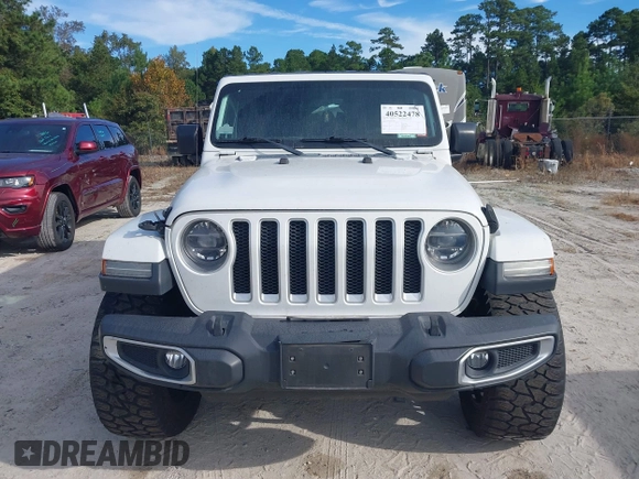 2018 Jeep Wrangler Unlimited Sahara z VIN 1C4HJXEG4JW220092, wystawiony jako IAAI lot #40522478 z przebiegiem 90 529 mil mil oraz . Historia ofert i sprzedaży dostępna na DreamBid. Obrazek 12.