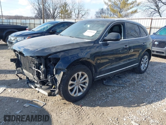 2015 Audi Q5 Premium with VIN WA1CFAFP6FA092394, listed as a IAAI auction lot 41689478 with 97,986 mi miles. Bid and sale history available at carsss.com. Image 17.