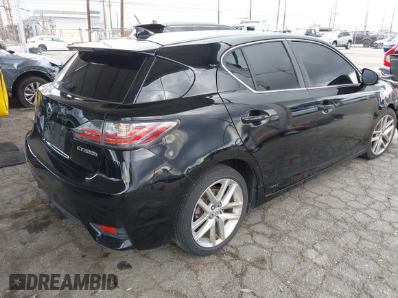 2016 Lexus CT 200h with VIN JTHKD5BH1G2256545, listed as a IAAI auction lot 41777529 with 115,574 mi miles and . Bid and sale history available at carsss.com. Image 4.