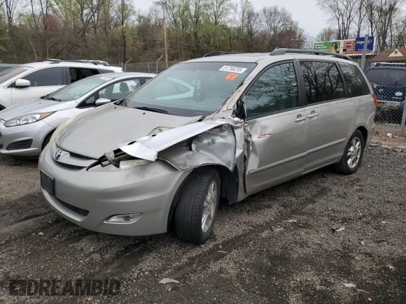 2006 Toyota Sienna XLE with VIN 5TDZA22C16S403014, listed as a Copart auction lot 51756235 with 201,259 mi miles and Salvage Title. Bid and sale history available at carsss.com. Image 1.