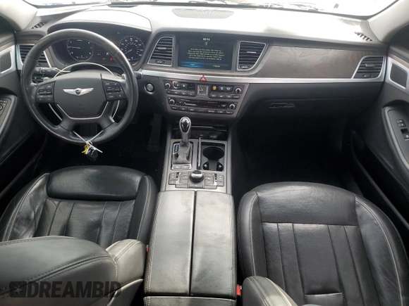2015 Hyundai Genesis 3.8L with VIN KMHGN4JE8FU097477, listed as a Copart auction lot 51654155 with 74,358 mi miles and Salvage Title. Bid and sale history available at carsss.com. Image 8.