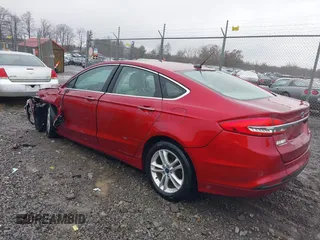 2018 Ford Fusion SE with VIN 3FA6P0HD2JR239408, listed as a IAAI auction lot 40846529 with 56,451 mi miles. Bid and sale history available at carsss.com. Image 3.