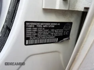 2014 BMW X6 xDrive35i with VIN 5UXFG2C58E0H09681, listed as a Copart auction lot 45767125 with 120,171 mi miles and Salvage Title. Bid and sale history available at carsss.com. Image 10.