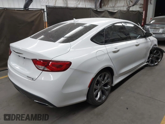2016 Chrysler 200 S with VIN 1C3CCCBB3GN125449, listed as a IAAI auction lot 42001532 with 60,792 mi miles and . Bid and sale history available at DreamBid. Image 4.