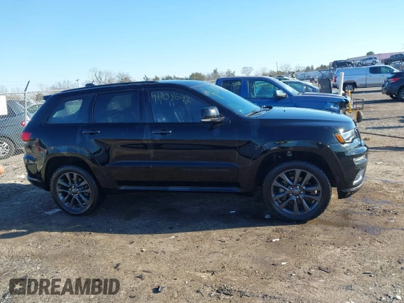 2018 Jeep Grand Cherokee Overland with VIN 1C4RJFCG1JC334098, listed as a IAAI auction lot 41708642 with 50,980 mi miles. Bid and sale history available at carsss.com. Image 13.