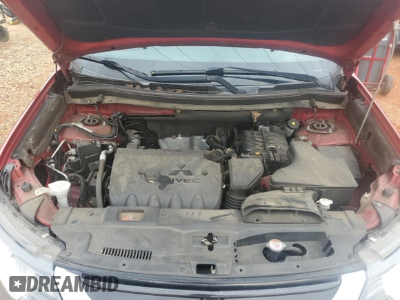 2018 Mitsubishi Outlander SE with VIN JA4AD3A35JZ059894, listed as a Copart auction lot 61015595 with 121,530 mi miles and Salvage title. Bid and sale history available at DreamBid. Image 12.