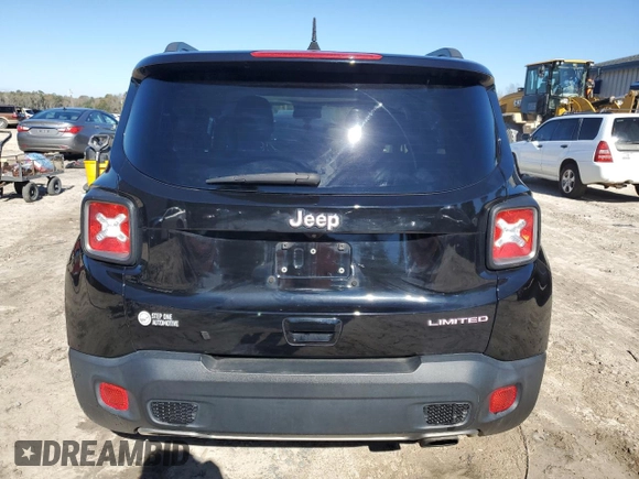 2019 Jeep Renegade Limited with VIN ZACNJAD11KPK09916, listed as a Copart auction lot 89002485 with Not Provided miles and Non Repairable. Bid and sale history available at DreamBid. Image 6.