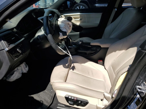 2015 BMW 4 Series 435i with VIN WBA4B1C50FD418355, listed as a Copart auction lot 48672575 with 156,311 mi miles and Salvage Title. Bid and sale history available at carsss.com. Image 7.