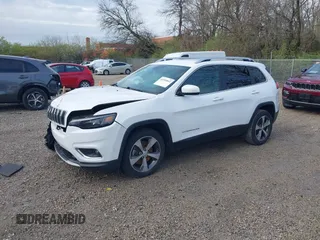 2019 Jeep Cherokee Limited with VIN 1C4PJLDB9KD469835, listed as a IAAI auction lot 41950965 with 80,576 mi miles. Bid and sale history available at carsss.com. Image 15.