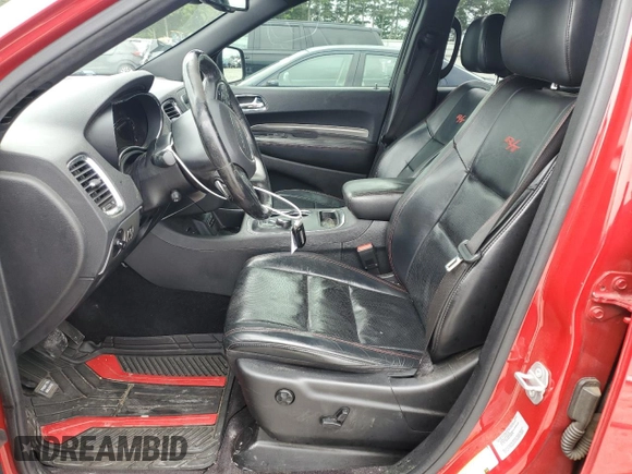 2016 Dodge Durango R/T z VIN 1C4SDHCT8GC424164, wystawiony jako Copart lot #59520745 z przebiegiem 190 303 mil mil oraz Szkoda całkowita • Salvage title. Historia ofert i sprzedaży dostępna na DreamBid. Obrazek 7.