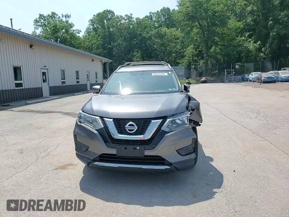 2017 Nissan Rogue SV with VIN 5N1AT2MV5HC740744, listed as a Copart auction lot 60553305 with 108,241 mi miles and Salvage title. Bid and sale history available at DreamBid. Image 14.
