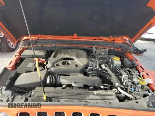 2018 Jeep Wrangler Unlimited Sahara with VIN 1C4HJXEN2JW326894, listed as a Copart auction lot 59691955 with 53,141 mi miles and Salvage title. Bid and sale history available at DreamBid. Image 12.