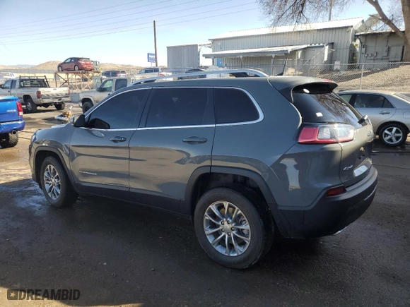 2021 Jeep Cherokee Latitude Lux with VIN 1C4PJMMX4MD221870, listed as a Copart auction lot 42187165 with 0 mi miles and Salvage Title. Bid and sale history available at carsss.com. Image 2.