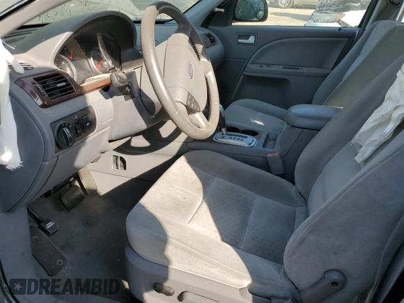 2007 Ford Five Hundred SEL with VIN 1FAHP24107G142207, listed as a Copart auction lot 75308824 with 0 mi miles and Non Repairable. Bid and sale history available at carsss.com. Image 7.