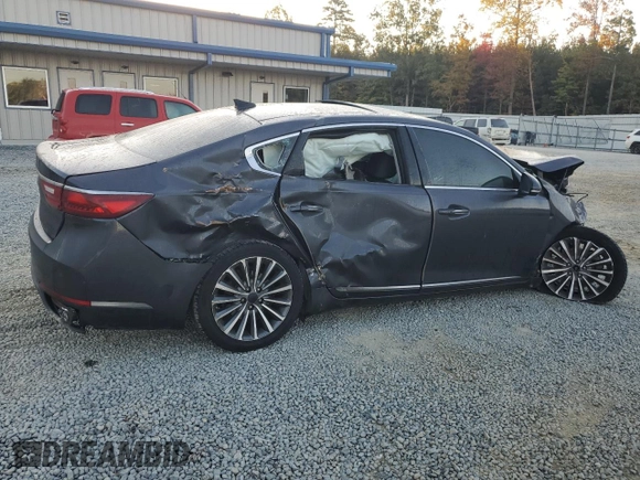 2017 Kia Cadenza Technology with VIN KNALC4J1XH5062777, listed as a Copart auction lot 77403494 with 141,754 mi miles and Salvage Title. Bid and sale history available at carsss.com. Image 3.