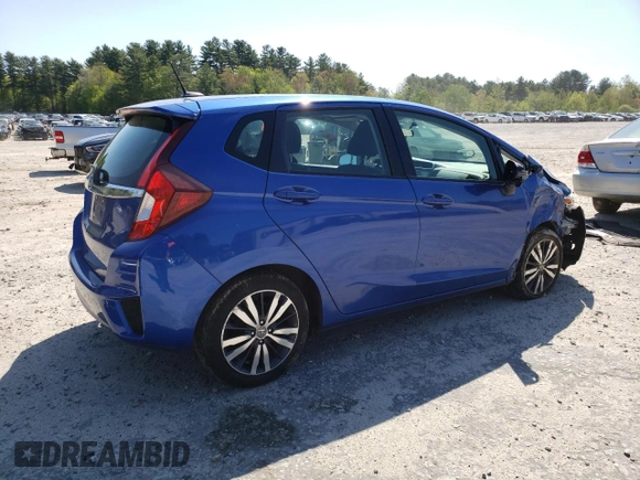 2015 Honda Fit EX-L z VIN 3HGGK5H89FM760581, wystawiony jako Copart lot #56134155 z przebiegiem 69 236 mil mil oraz Czysty tytuł • Clean title. Historia ofert i sprzedaży dostępna na DreamBid. Obrazek 3.