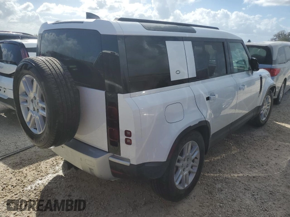2024 Land Rover Defender S with VIN SALEJ7EX0R2341653, listed as a Copart auction lot 77228254 with Not provided miles and Salvage title. Bid and sale history available at DreamBid. Image 3.