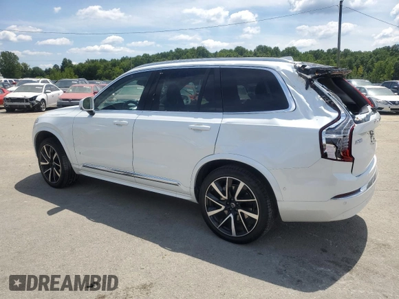 2024 Volvo XC90 Ultimate Bright Theme with VIN YV4062PF3R1200508, listed as a Copart auction lot 66933834 with 5,651 mi miles and Salvage Title. Bid and sale history available at carsss.com. Image 2.