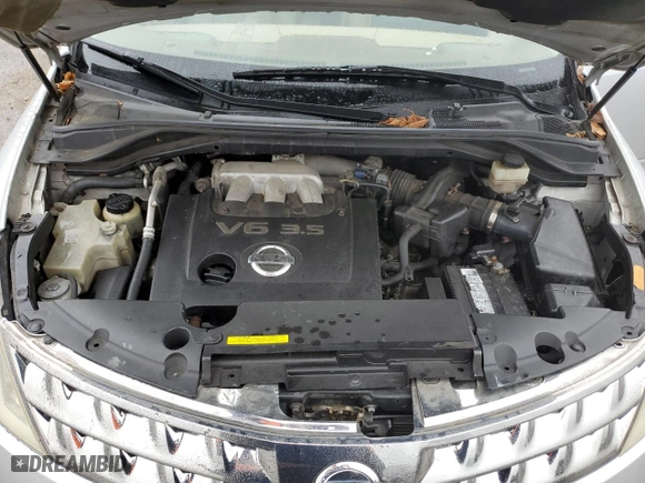 2006 Nissan Murano SE with VIN JN8AZ08W16W510354, listed as a Copart auction lot 81527184 with 202,834 mi miles and Clean Title. Bid and sale history available at carsss.com. Image 12.