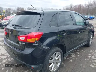 2015 Mitsubishi Outlander Sport ES with VIN 4A4AR3AU1FE030805, listed as a IAAI auction lot 42022887 with 101,332 mi miles. Bid and sale history available at carsss.com. Image 4.