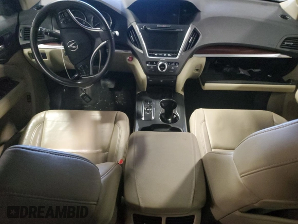 2016 Acura MDX w/Tech/Entertainment with VIN 5FRYD4H68GB007716, listed as a Copart auction lot 43968245 with 0 mi miles and Salvage Title. Bid and sale history available at carsss.com. Image 8.