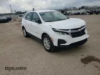 2023 Chevrolet Equinox LS with VIN 3GNAX5EG4PL259369, listed as a Copart auction lot 44984935 with 51,246 mi miles and Salvage title. Bid and sale history available at DreamBid. Image 12.