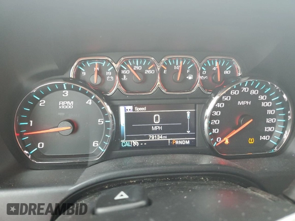 2016 Chevrolet Silverado 1500 LT with VIN 1GCVKREH1GZ424876, listed as a Copart auction lot 63009164 with 79,134 mi miles and Salvage Title. Bid and sale history available at DreamBid. Image 9.