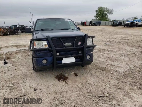 2007 Ford F-150 STX with VIN 1FTRX12W37FB89812, listed as a Copart auction lot 51438255 with 242,607 mi miles and Salvage title. Bid and sale history available at DreamBid. Image 10.