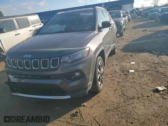 2024 Jeep Compass Limited z VIN 3C4NJDCN7RT590196, wystawiony jako Copart lot #51952935 z przebiegiem 18 926 mil mil oraz Czysty tytuł • Clean title. Historia ofert i sprzedaży dostępna na DreamBid. Obrazek 11.