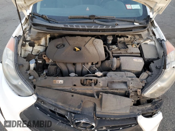 2013 Hyundai Elantra Coupe GS PZEV with VIN KMHDH6AEXDU004610, listed as a Copart auction lot 81362604 with 0 mi miles and Salvage Title. Bid and sale history available at carsss.com. Image 11.