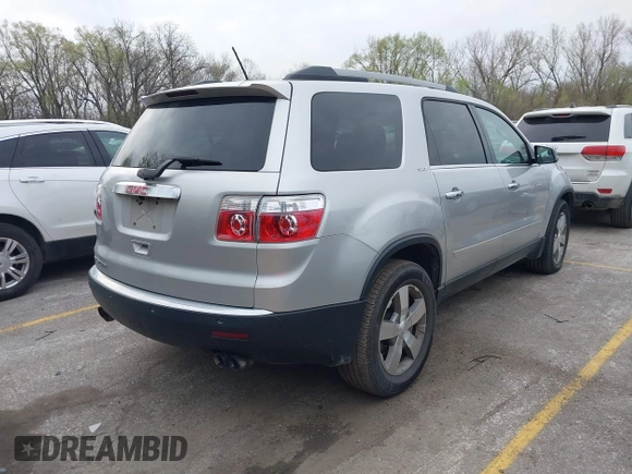 2011 GMC Acadia SLT1 with VIN 1GKKRRED8BJ418810, listed as a IAAI auction lot 41934989 with 179,299 mi miles. Bid and sale history available at carsss.com. Image 4.