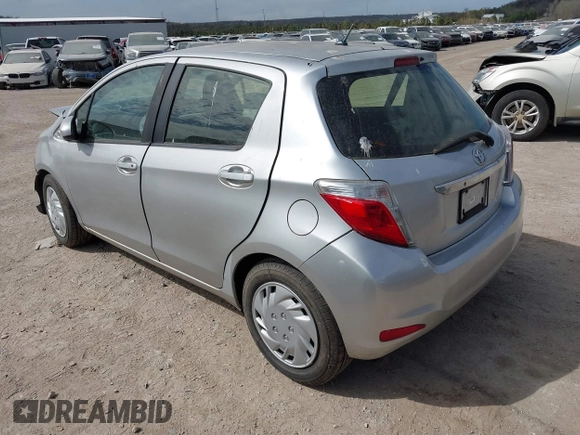 2013 Toyota Yaris L with VIN JTDKTUD37DD568028, listed as a IAAI auction lot 41885722 with 149,624 mi miles. Bid and sale history available at carsss.com. Image 3.
