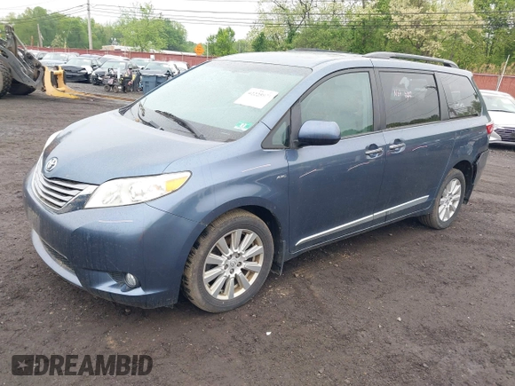 2017 Toyota Sienna XLE with VIN 5TDDZ3DC2HS171807, listed as a IAAI auction lot 42225873 with 105,588 mi miles and . Bid and sale history available at DreamBid. Image 17.