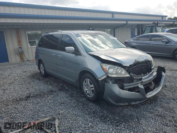 2006 Honda Odyssey EX with VIN 5FNRL38486B091892, listed as a Copart auction lot 53134035 with 154,449 mi miles and Salvage title. Bid and sale history available at DreamBid. Image 4.