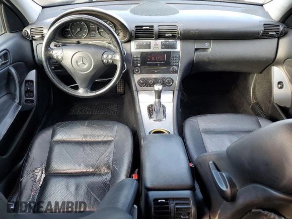 2006 Mercedes-Benz C 230 Sport with VIN WDBRF52H56F824568, listed as a Copart auction lot 87855665 with 111,092 mi miles and Salvage Title. Bid and sale history available at carsss.com. Image 8.
