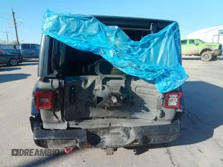 2021 Jeep Wrangler Unlimited Rubicon with VIN 1C4HJXFN1MW687231, listed as a Copart auction lot 85947774 with 35,076 mi miles and Salvage Title. Bid and sale history available at DreamBid. Image 6.