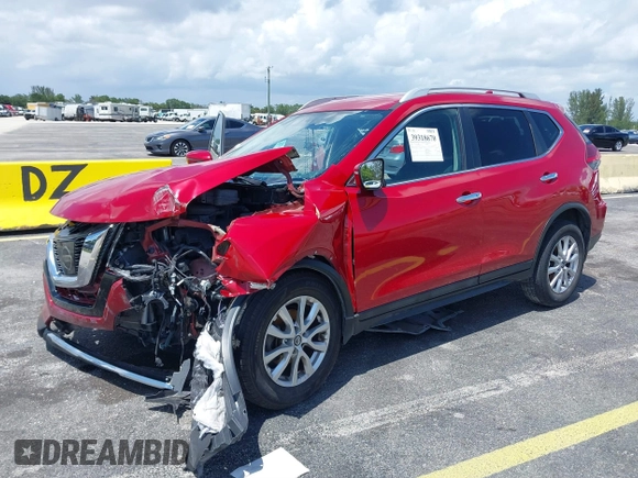 2017 Nissan Rogue S with VIN 5N1AT2MT5HC876175, listed as a IAAI auction lot 39318670 with 49,072 mi miles. Bid and sale history available at carsss.com. Image 2.