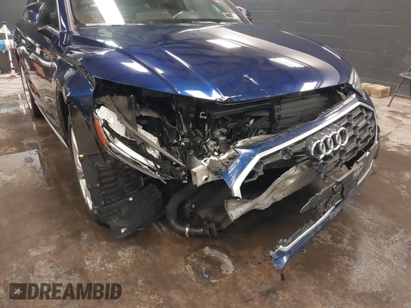2022 Audi Q5 S line Premium Plus with VIN WA1EAAFY3N2088893, listed as a IAAI auction lot 41405327 with 35,566 mi miles. Bid and sale history available at carsss.com. Image 6.