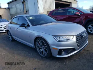 2019 Audi A4 Premium Plus with VIN WAUENAF42KA044955, listed as a Copart auction lot 46553044 with 77,833 mi miles and Salvage Title. Bid and sale history available at carsss.com. Image 4.