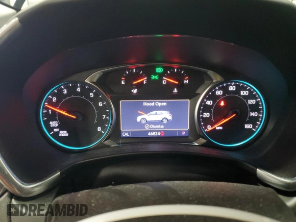 2023 Chevrolet Equinox LT with VIN 3GNAXUEG4PL107537, listed as a Copart auction lot 52333615 with 46,824 mi miles and Salvage Title. Bid and sale history available at DreamBid. Image 9.