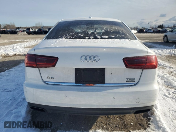 2016 Audi A6 2.0T Premium with VIN WAUFFAFC7GN042675, listed as a Copart auction lot 87936045 with 155,090 mi miles and Salvage Title. Bid and sale history available at carsss.com. Image 6.