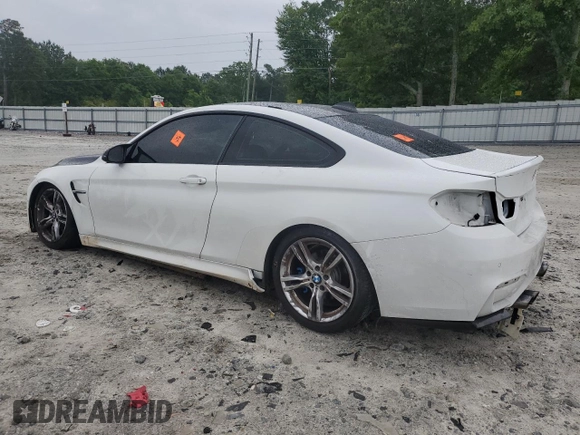 2015 BMW M4 with VIN WBS3R9C53FK334544, listed as a Copart auction lot 55612765 with 78,781 mi miles and Salvage title. Bid and sale history available at DreamBid. Image 2.