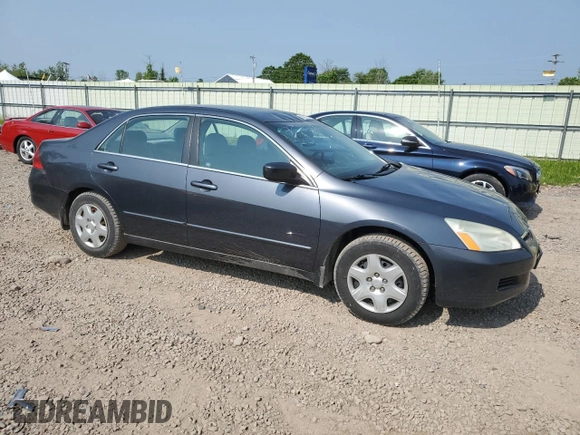 2007 Honda Accord LX with VIN 1HGCM56407A187500, listed as a Copart auction lot 58817065 with 51,020 mi miles and Salvage title. Bid and sale history available at DreamBid. Image 4.